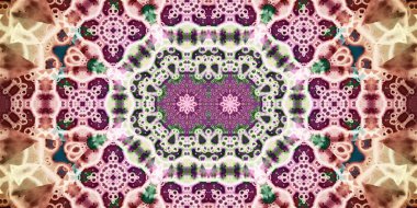 Kusursuz soyut desenli afiş. Yaratıcı arka plan. Geniş simetrik doku. Moda arkaplanı