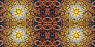 Kusursuz soyut desenli afiş. Yaratıcı arka plan. Geniş simetrik doku. Moda arkaplanı