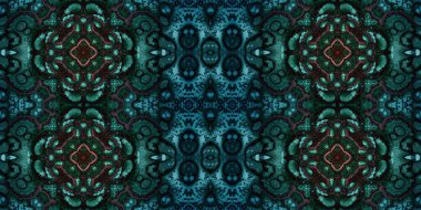 Kusursuz soyut desenli afiş. Yaratıcı arka plan. Geniş simetrik doku. Moda arkaplanı