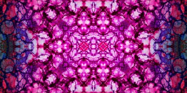 Kusursuz soyut desenli afiş. Yaratıcı arka plan. Geniş simetrik doku. Moda arkaplanı