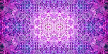 Kusursuz soyut desenli afiş. Yaratıcı arka plan. Geniş simetrik doku. Moda arkaplanı