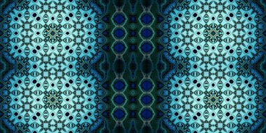 Kusursuz soyut desenli afiş. Yaratıcı arka plan. Geniş simetrik doku. Moda arkaplanı