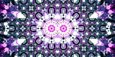 Kusursuz soyut desenli afiş. Soyut afiş arkaplanı. Geniş sanat dokusu. Etnik arkaplan