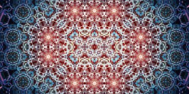 Kusursuz soyut desenli afiş. Yaratıcı arka plan. Geniş simetrik doku. Moda arkaplanı