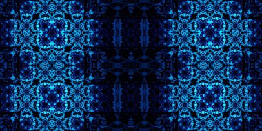 Kusursuz soyut desenli afiş. Yaratıcı arka plan. Geniş simetrik doku. Moda arkaplanı