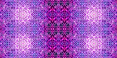 Kusursuz soyut desenli afiş. Yaratıcı arka plan. Geniş simetrik doku. Moda arkaplanı