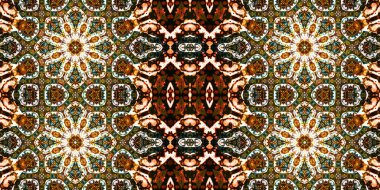 Kusursuz soyut desenli afiş. Soyut afiş arkaplanı. Geniş sanat dokusu. Etnik arkaplan