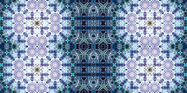 Kusursuz soyut desenli afiş. Yaratıcı arka plan. Geniş simetrik doku. Moda arkaplanı