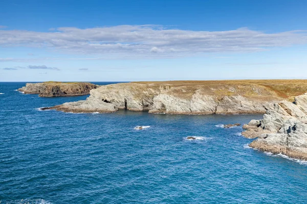 Klipporna Och Klipporna Havet Den Berömda Belle Ile Mer Frankrike — Stockfoto