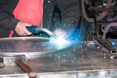 Kaynaklı Çelik demir