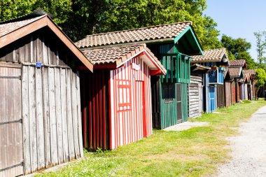 Tipik renkli ahşap evler