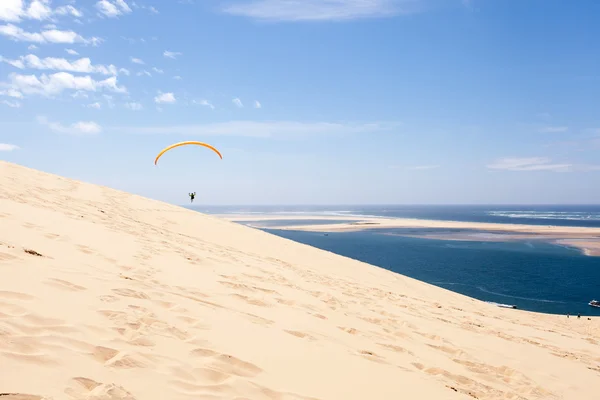 Duna de Pilat parapente — Foto de Stock