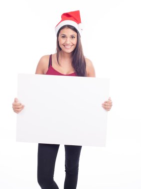 kadın boş levha ile