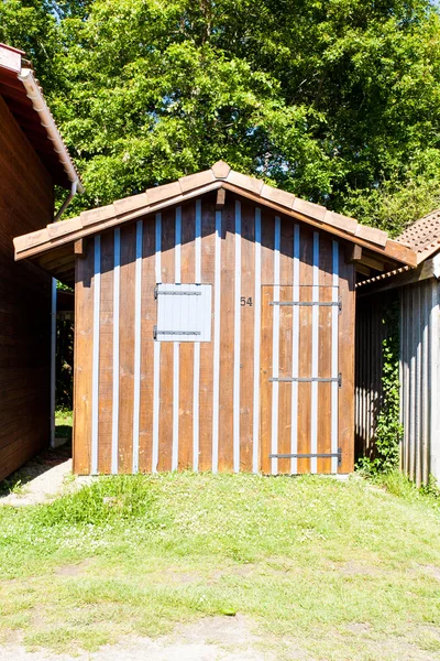 Tipique casas de madera de colores — Foto de Stock