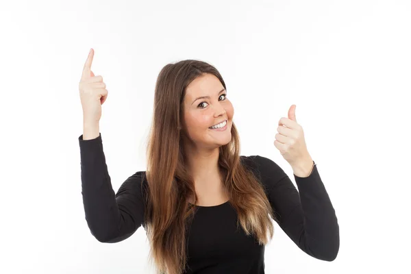 Mooie jonge vrouw — Stockfoto