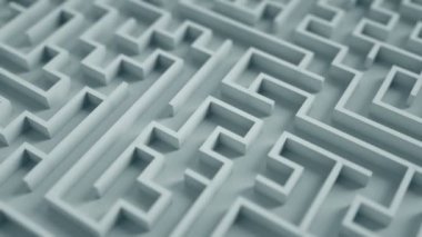 Labirent. karışık yol.