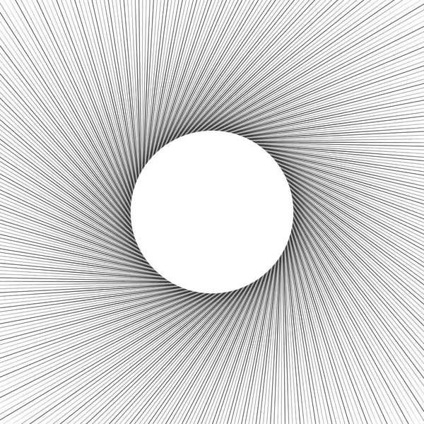 線で囲まれた抽象的な円の背景 アイコン タトゥーテンプレート — ストックベクタ