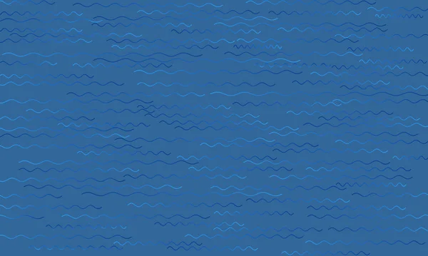 Motif Bleu Abstrait Avec Vagues Gradients — Image vectorielle