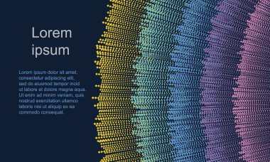 Yarım ton efektli renk küresi patlama arkaplanı