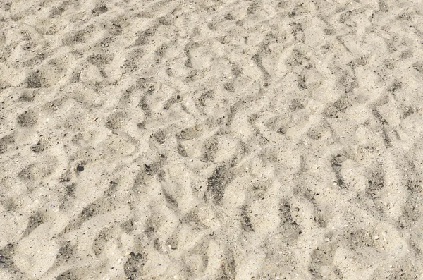 Sand på stranden — Stockfoto