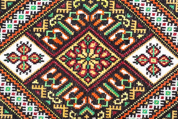 Embroidered good by cross-stitch pattern — Stock Photo, Image