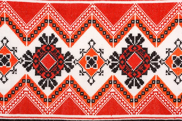 Haftowane dobre przez cross-stitch wzór — Zdjęcie stockowe