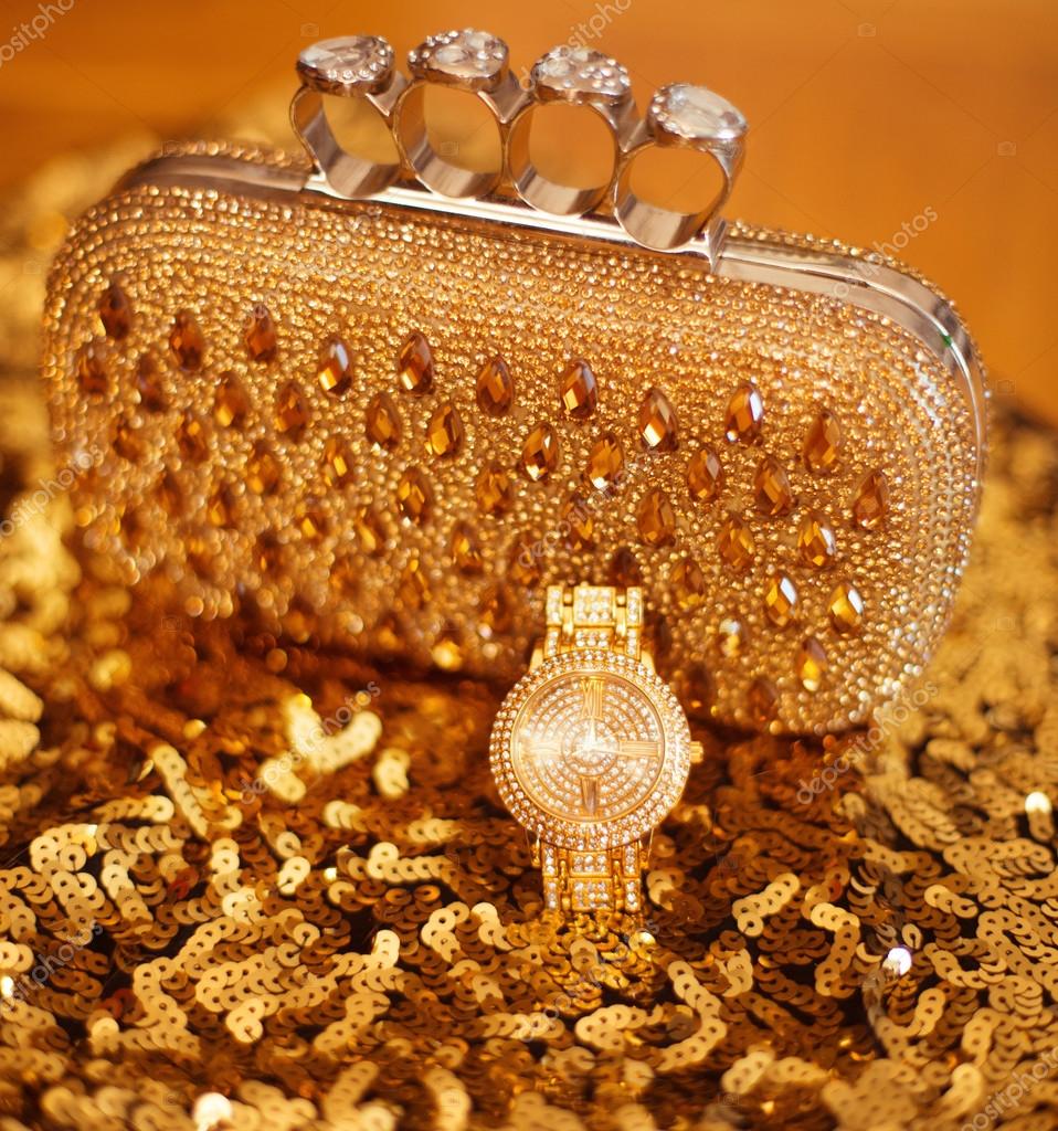 golden ladies purse