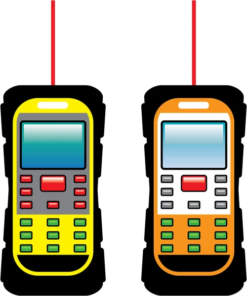 Vetor do dispositivo de medição a laser — Vetor de Stock
