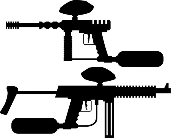 Paintball Gun vector — Stock Vector