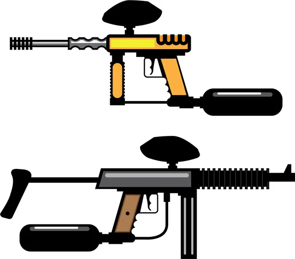 Paintball Gun vector — Stock Vector