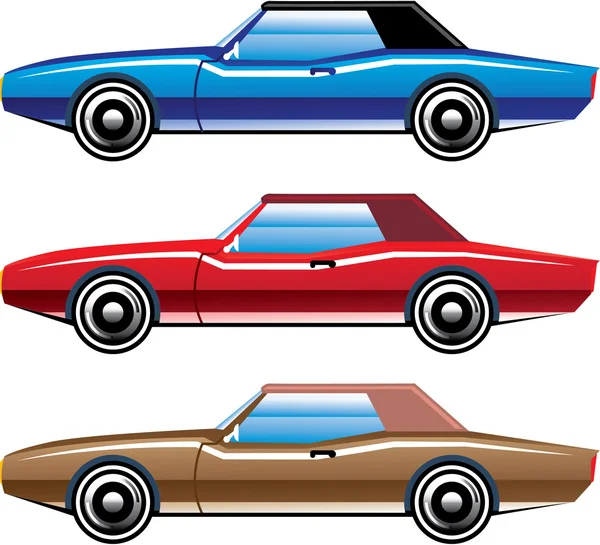 Classic style old vehicle vector clip-art — Stock Vector