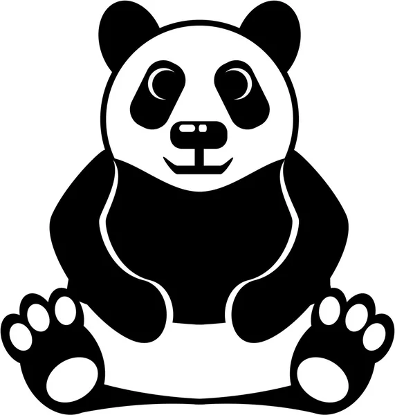 熊猫矢量文件 免版税图库插图