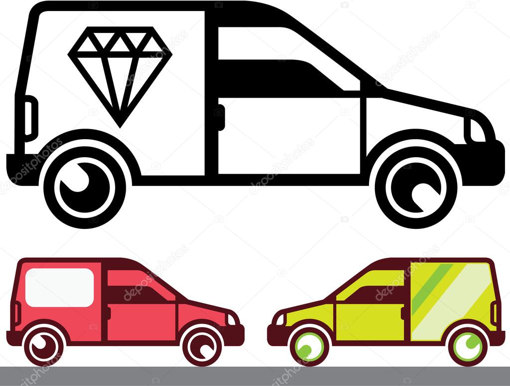 Delivery Vehicle vector file