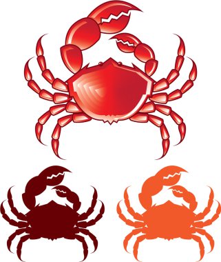 Jumbo Crab vector clipart