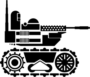 Askeri mücadele uzaktan kontrollü Robot