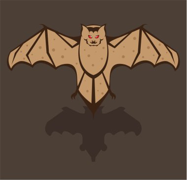 Bloodsucking Bat vector clipart