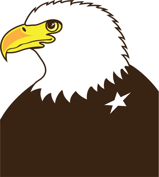 Águila Perfil general — Archivo Imágenes Vectoriales