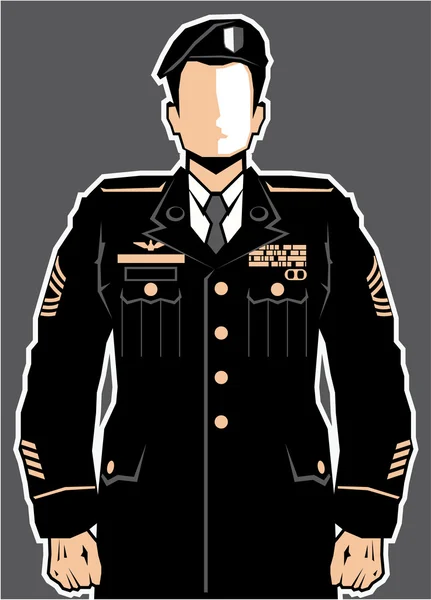 Soldier Hero vector — Stock Vector