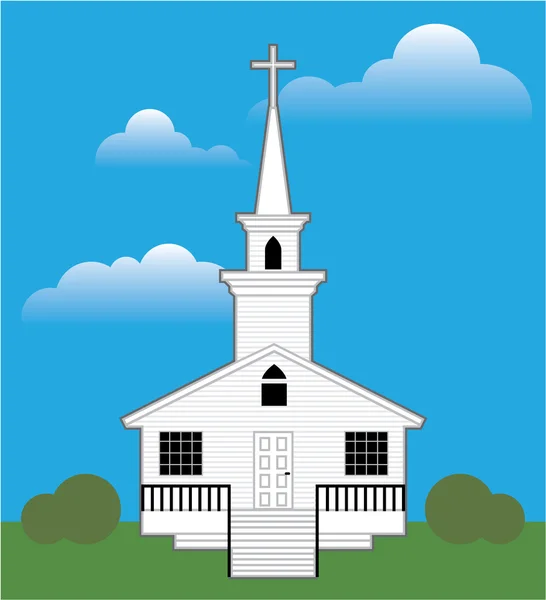 Color de la iglesia — Vector de stock