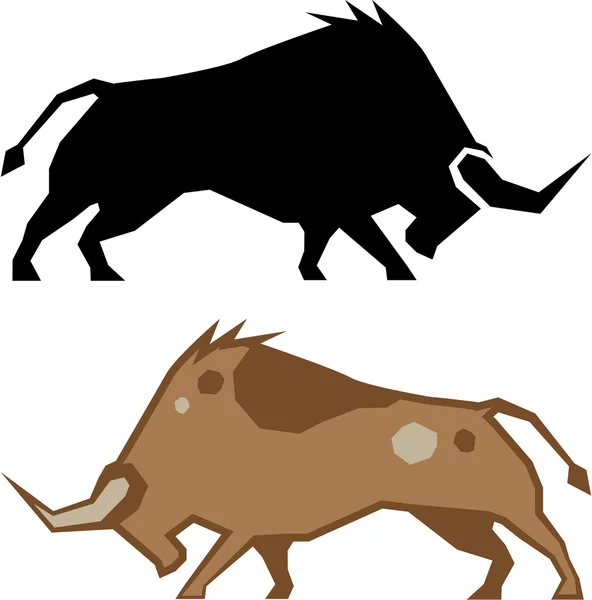 Raging Bull — Stock Vector