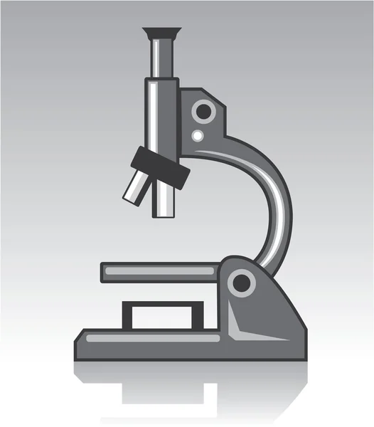 Mikroskopvektor – Stock-vektor