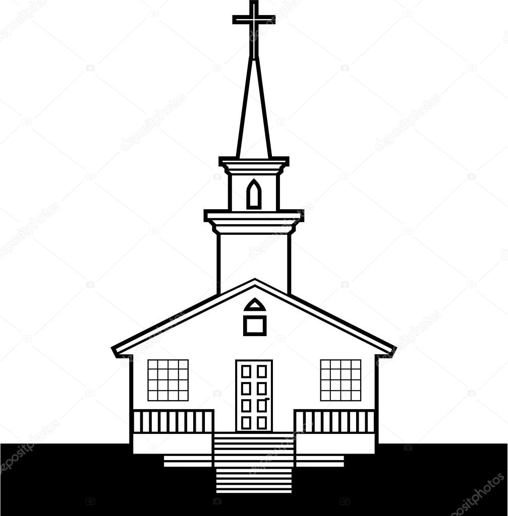 Black-n-White Church