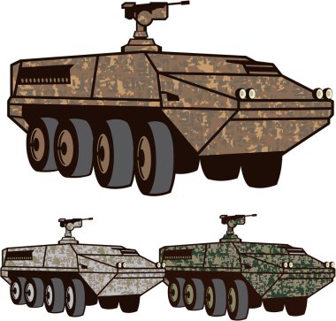 Personel taşıyıcı Camo vektör