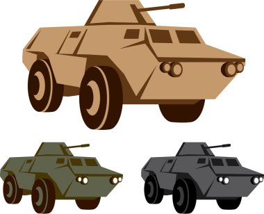 APC armored personnel carrier clipart