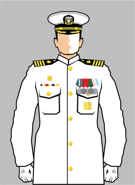 Oficial da Marinha —  Vetores de Stock