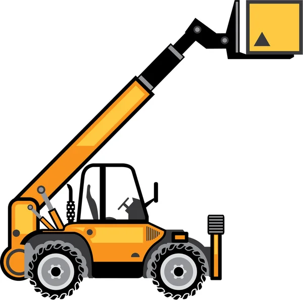 Construction Forklift — Stock Vector