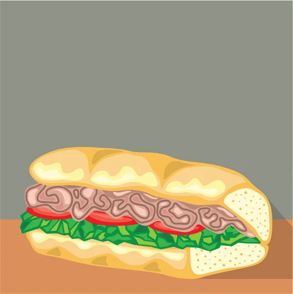 Vector sándwich — Archivo Imágenes Vectoriales