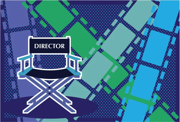 Directors chair Film vector — Stock Vector
