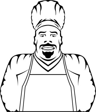 Master Chef illüstrasyon klip-art