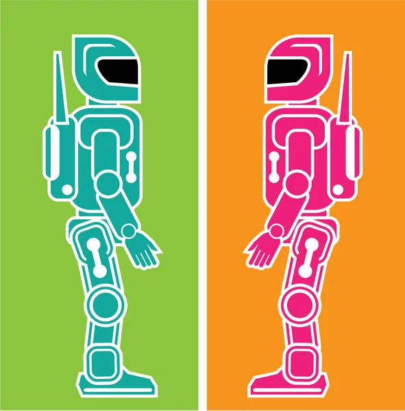 Robot vector illustration — Stock Vector